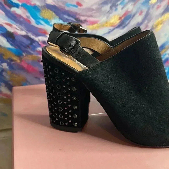 Coach Black Slingback Sandals - Picture 4 of 8